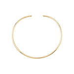 Gargantilha Tubo Fina Fabi 3mm Folheada a Ouro 18k