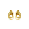 Brinco Elos Helis Folheado a Ouro 18k