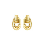 Brinco Elos Helis Folheado a Ouro 18k