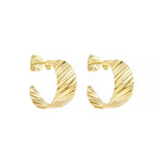 Brinco de Argola Esther Folheado a Ouro 18k