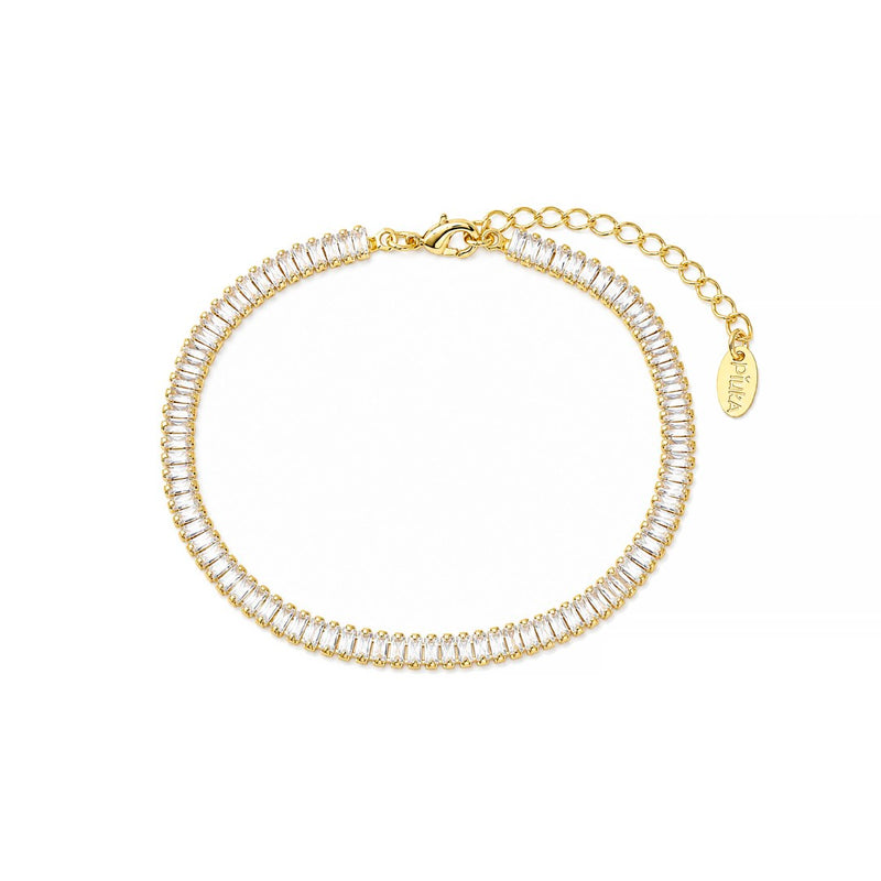 Pulseira Riviera Zircônia Rute Folheada a Ouro 18k