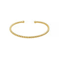 Bracelete Torcido Kaka Folheado a Ouro 18k