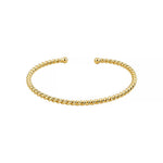 Bracelete Torcido Kaka Folheado a Ouro 18k