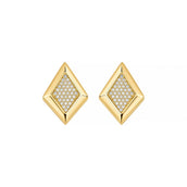 Brinco Serena Zircônias Folheado a Ouro 18k