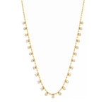 Colar Liz Ponto de Luz Zircônias Folheado a Ouro 18k