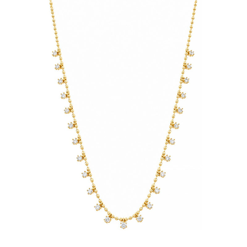 Colar Liz Ponto de Luz Zircônias Folheado a Ouro 18k