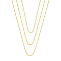Mix de Colar Ana Livia Folheado a Ouro 18k