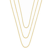 Mix de Colar Ana Livia Folheado a Ouro 18k