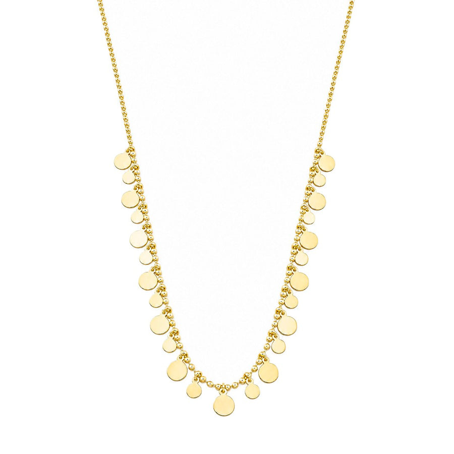 Colar Valentina Medalhinhas Folheado a Ouro 18k