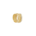 Piercing de Encaixe Kim Zircônias Folheado a Ouro 18k