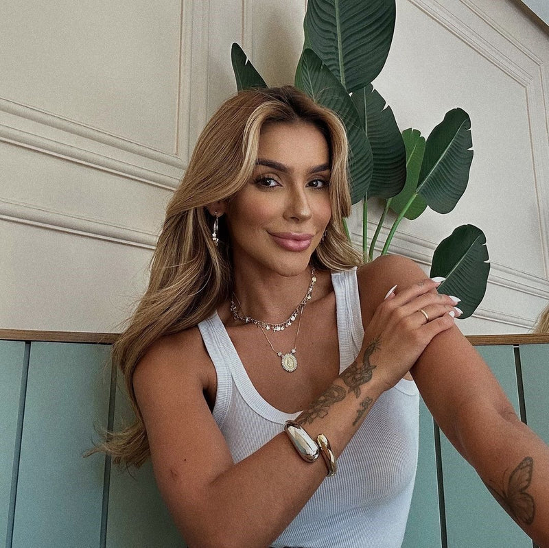 Gabi Alves - Brinco Yasmin e Choker Soul - Piuka