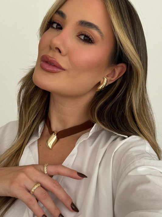 Thais Aguiar - Colar Skye & Brinco Giorgia