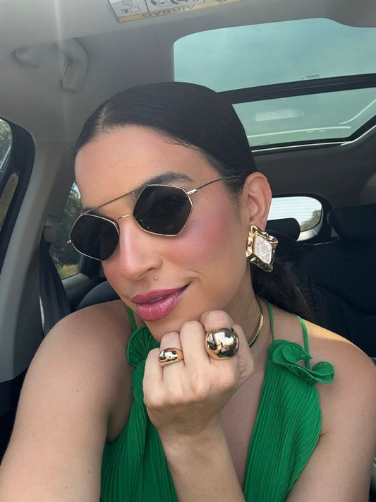 Ana Flávia - Brinco Losango Luana - Piuka