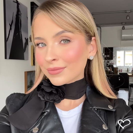 Fe Tumas - Mix Choker Flor Preta - Piuka