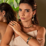 Ingrid Giovinazzo - Brinco Stella e Choker Kira - Piuka