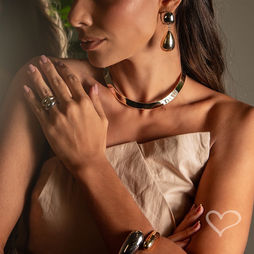 Ingrid Giovinazzo - Brinco Stella e Choker Kira - Piuka