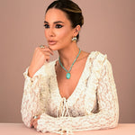 Thais Aguiar - Colar Clara e Brinco Argola Sabrina - Piuka