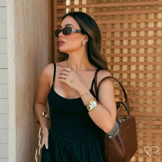 Thais Aguiar - Braceletes Hadassa e Brincos Helena - Piuka