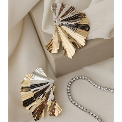 Brinco Matelado Ingrid Folheado a Ouro 18k Folheado em Ródio Branco