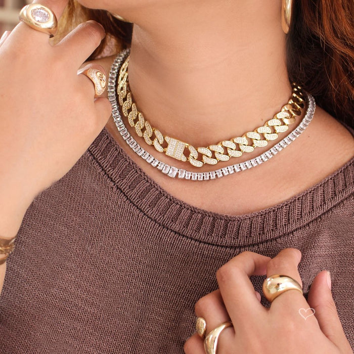 Mix Colar Aline e Riviera Dominique