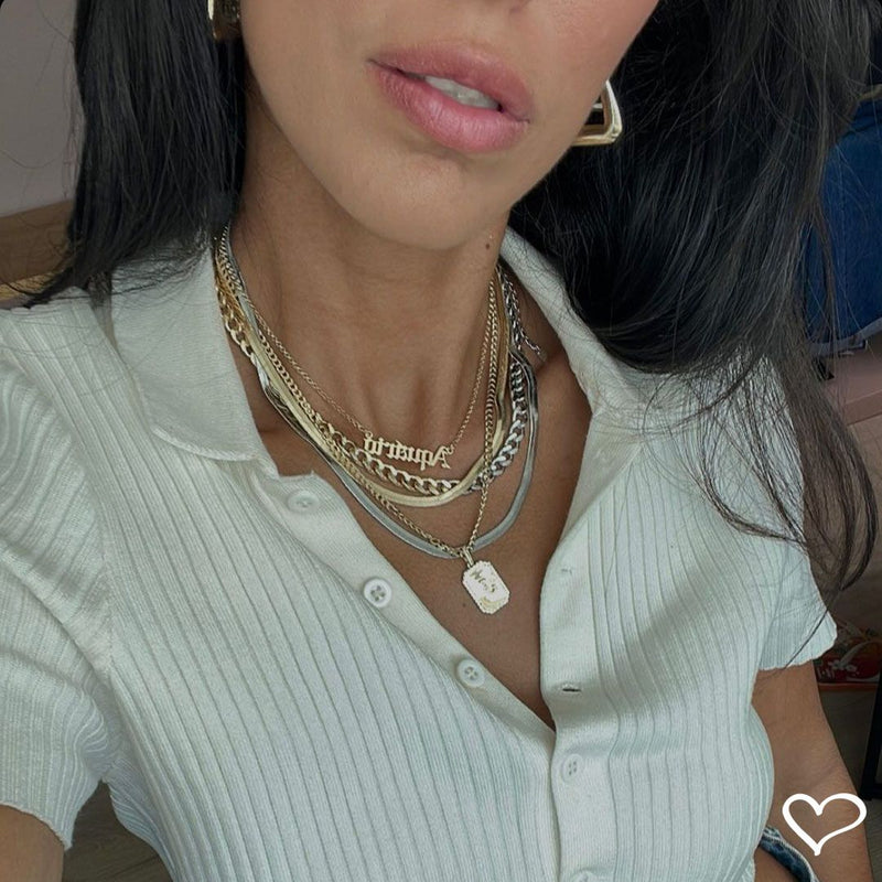Jade Seba - Mix Choker Vitto E Inicial - Piuka
