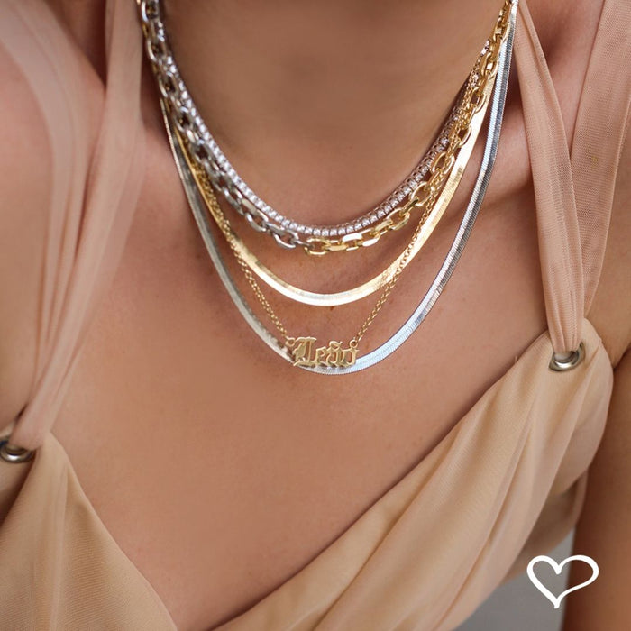 Mix Colar Signo E Choker Vitto