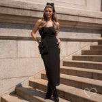 Mix Nat Mosca - Laço Marcela Preto Bordado e Argola Demy - Piuka