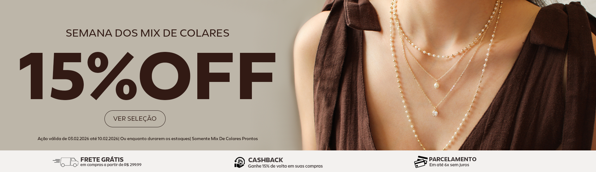 Semana mix de colares