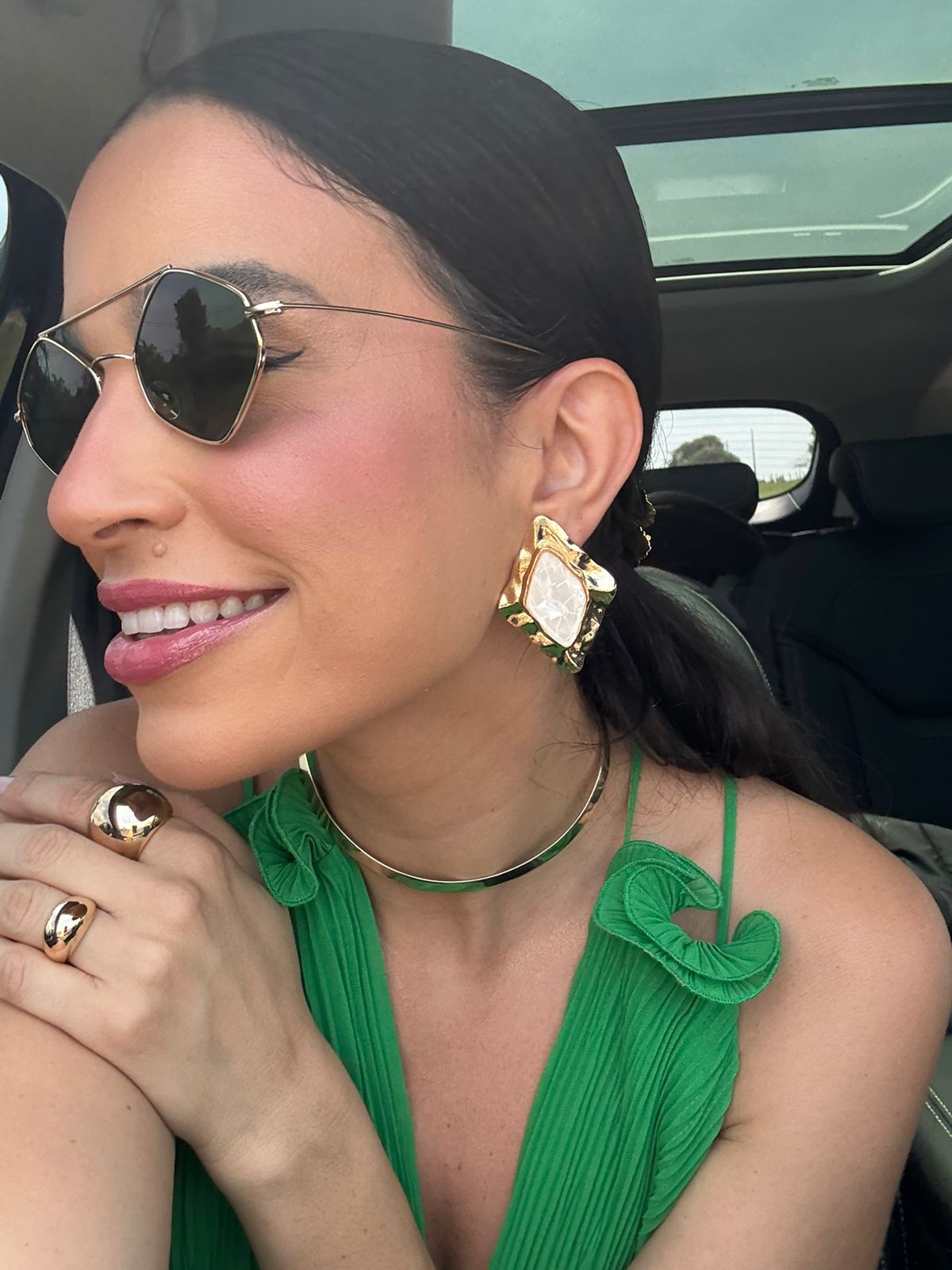 Ana Flávia - Brinco Losango Luana