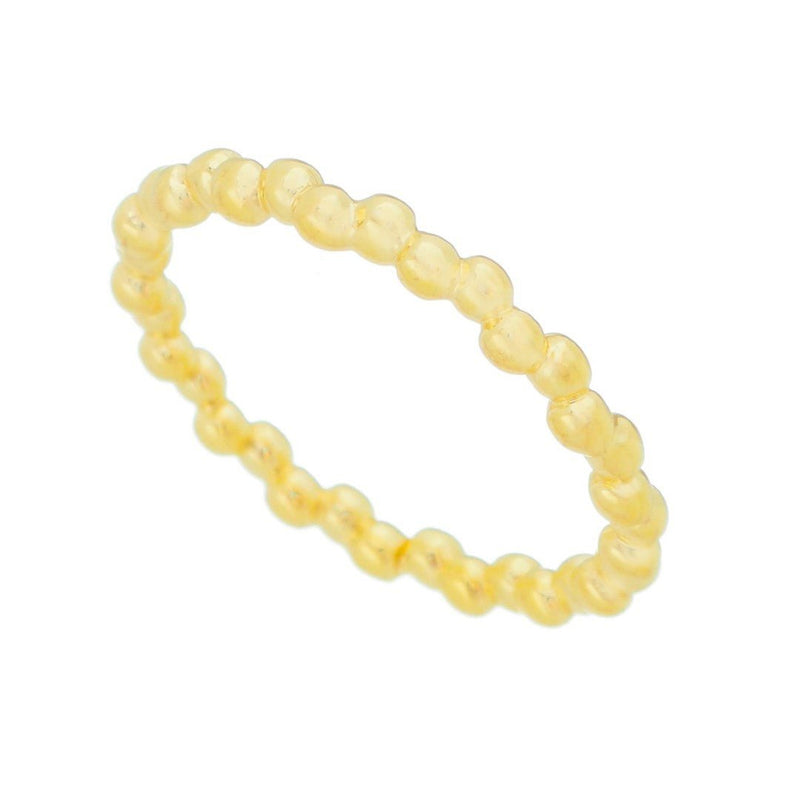 Anel Folheado a Ouro 18k Bolinhas de Metal Felicia - Piuka