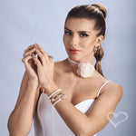 Anel Virginia Zircônia Cristal Folheado a Ouro 18k Piuka - Piuka