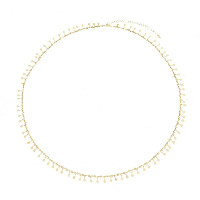 Belly Chain de Gotinhas Sofia Zircônias Folheado a Ouro 18k