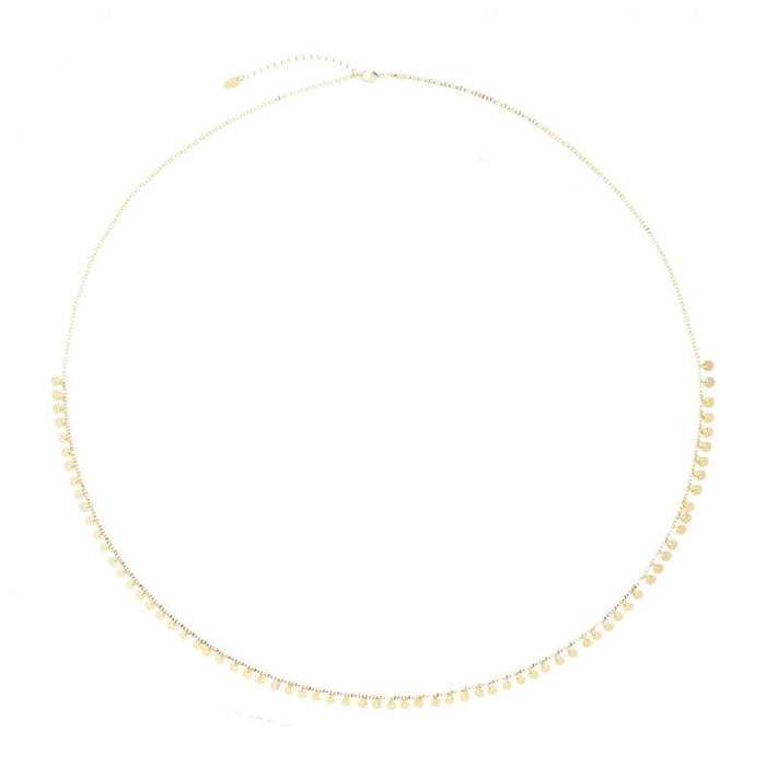 Belly Chain Mikonos Mini Medalhas Folheado a Ouro 18k