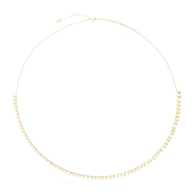 Belly Chain Mikonos Mini Medalhas Folheado a Ouro 18k - Piuka