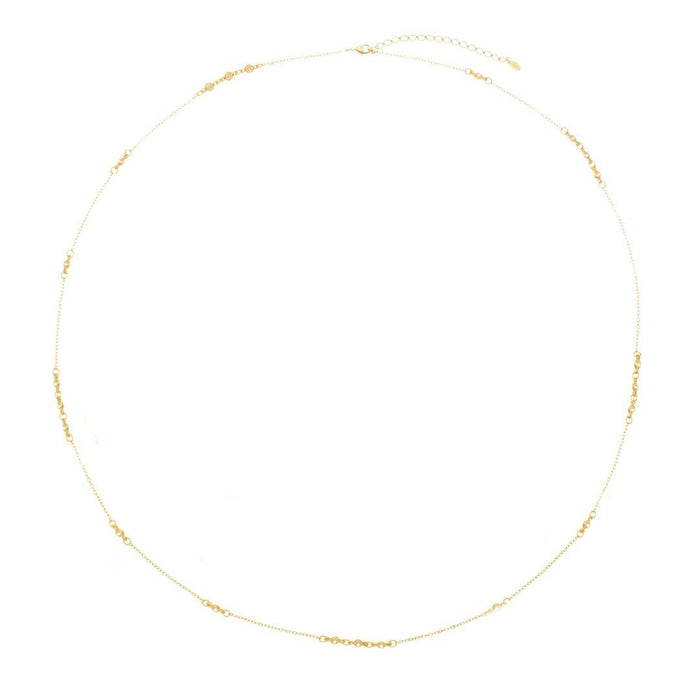 Belly Chain Piuka Lika Zircônias Folheado a Ouro 18k