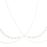 Body Chain Gipsy Mini Zircônias Folheado a Ouro 18k - Piuka