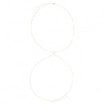 Body Chain Naomi Zircônia Folheado a Ouro 18k - Piuka