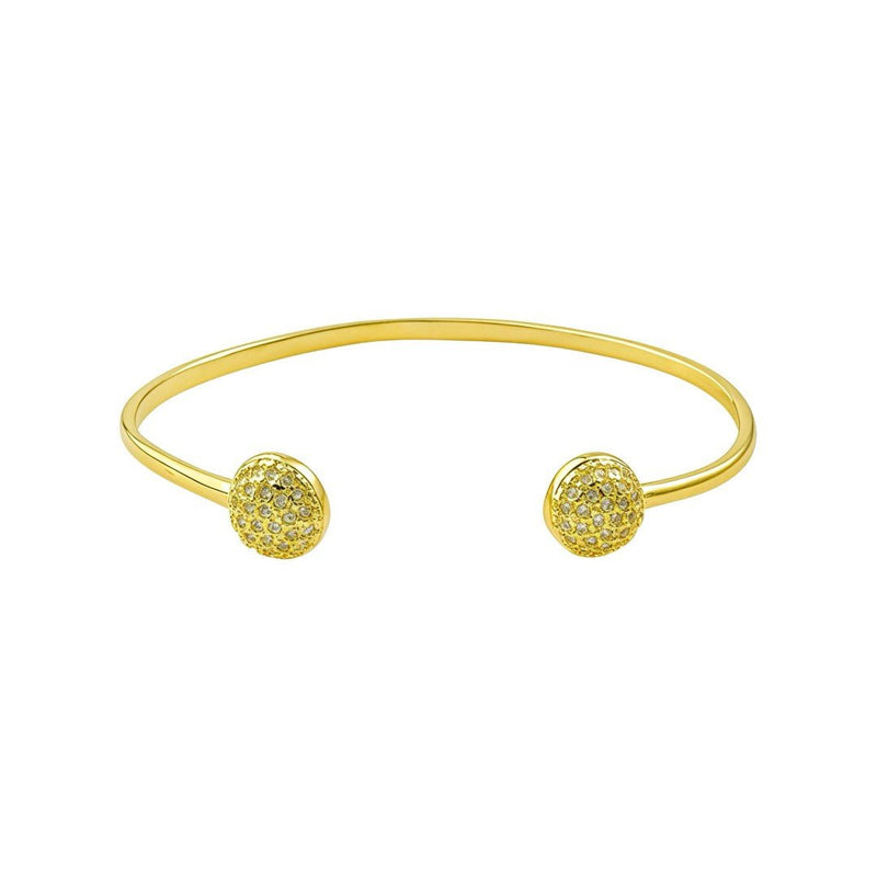Bracelete Alice Ponto de Luz Zircônias Folheado a Ouro 18k - Piuka