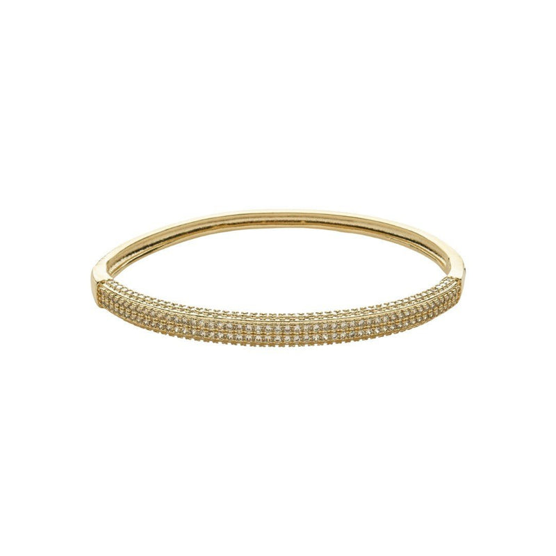 Bracelete Celina Zircônias Folheado a Ouro 18k - Piuka