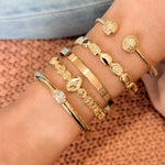 Bracelete Devoção Folheado a Ouro 18k - Piuka
