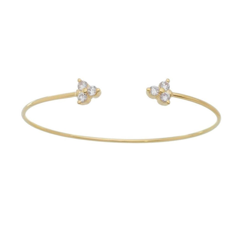 Bracelete Feminino Folheado a Ouro 18k 3 Pontos de Luz Vivi Piuka - Piuka