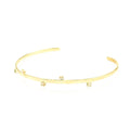 Bracelete Feminino Folheado a Ouro 18k 5 Pontos de Luz Lia - Piuka
