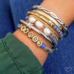 Bracelete Feminino Folheado a Ouro 18k Liso Bia Piuka - Piuka