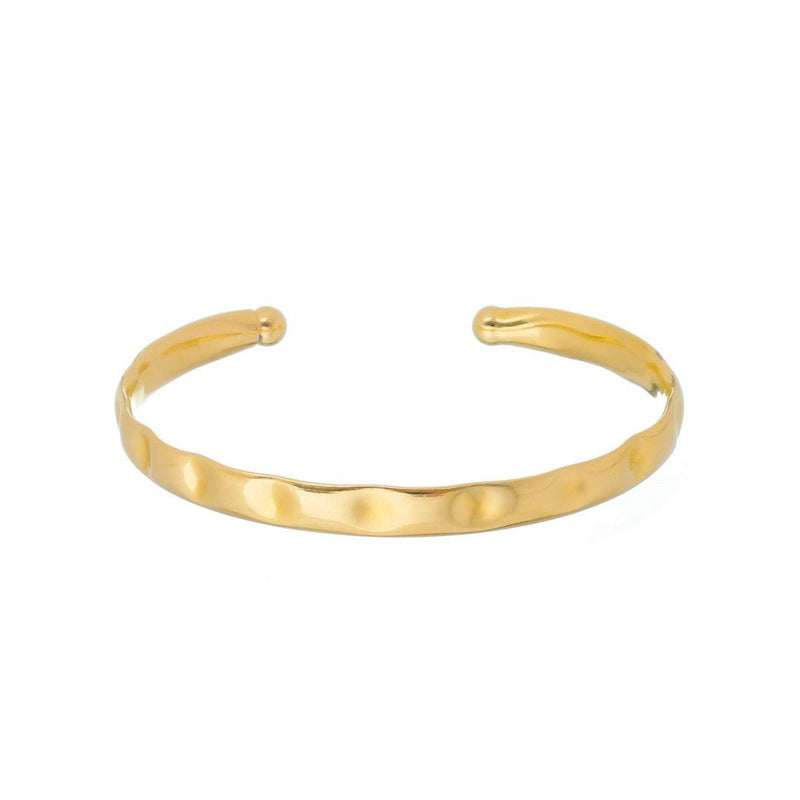 Bracelete Feminino Folheado a Ouro 18k Trabalhado Elise - Piuka