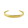 Bracelete Geométrico Lara Folheado a Ouro 18k - Piuka