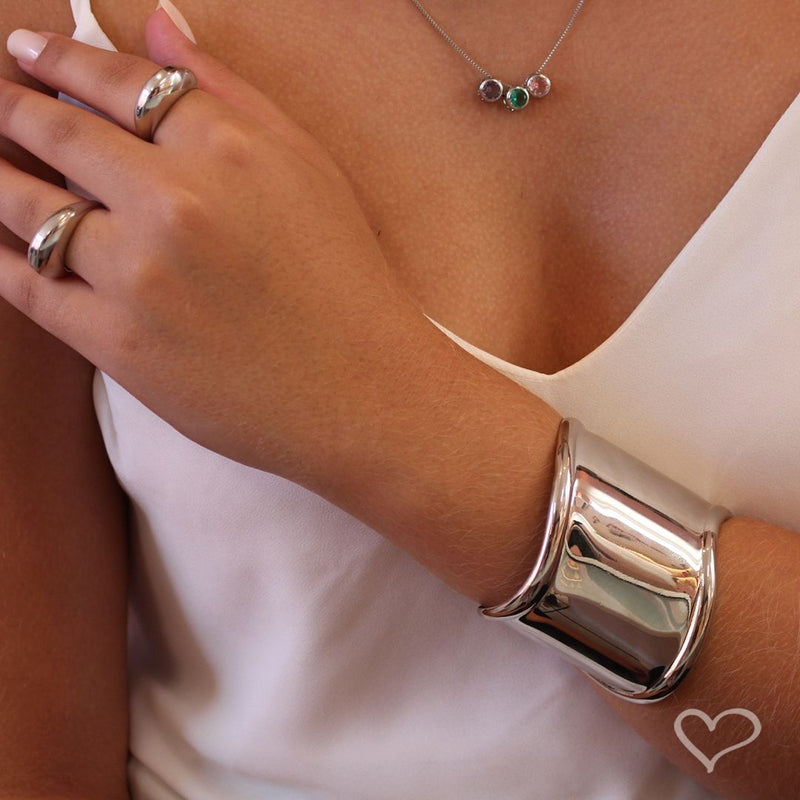 Bracelete Largo Anitta Prata - Piuka