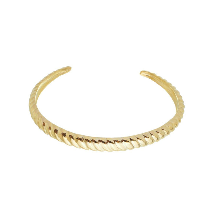 Bracelete Lorena Trabalhado Folheado a Ouro 18k Piuka