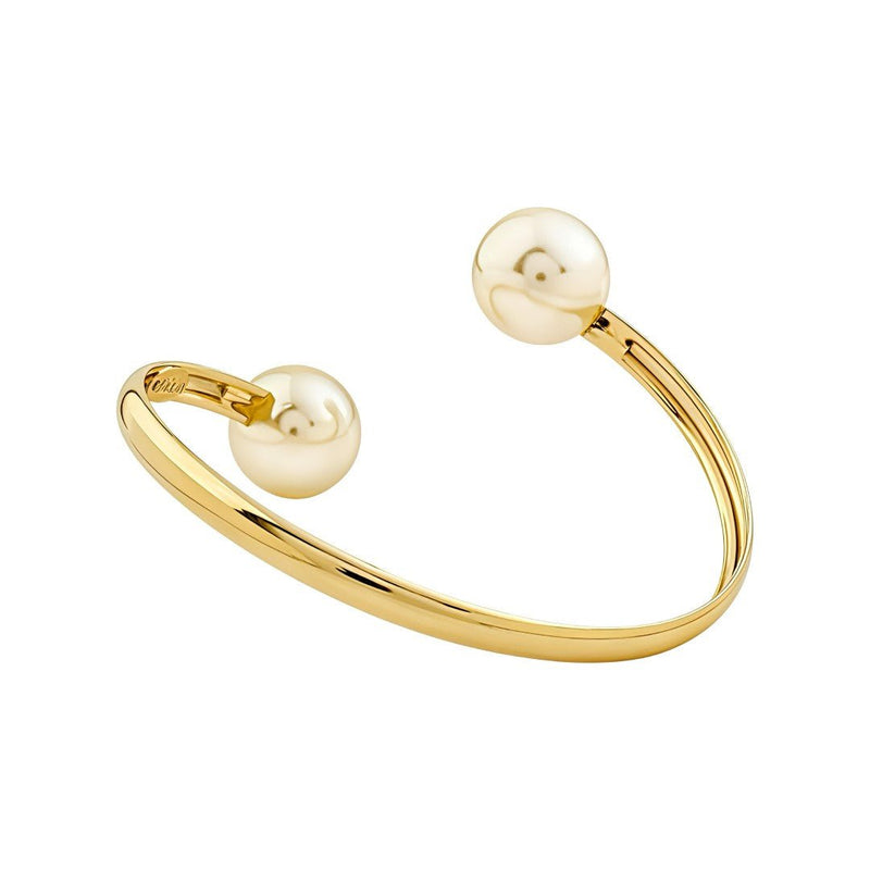 Bracelete Maisa Pérolas Folheado a Ouro 18k - Piuka