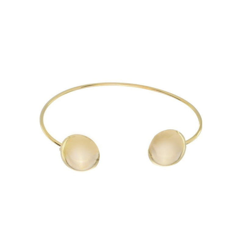 Bracelete Natália Fio Bola Folheado a Ouro 18k - Piuka