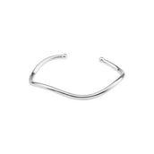 Bracelete Orgânico Stella Folheado em Ródio Branco - Piuka